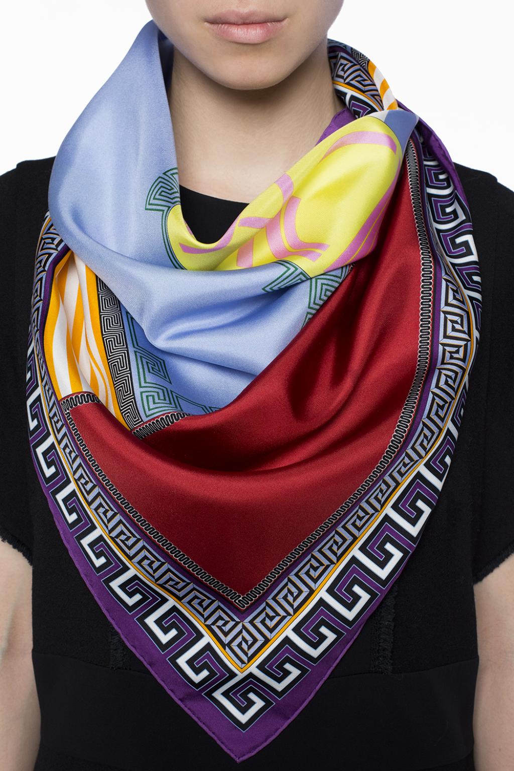 versace scarf outfit